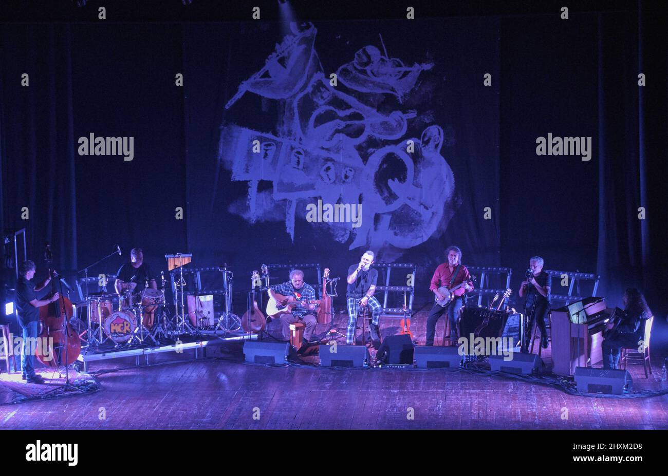 Modena City Ramblers live Modena, Teatro Storchi 19/01/2019 Stockfoto