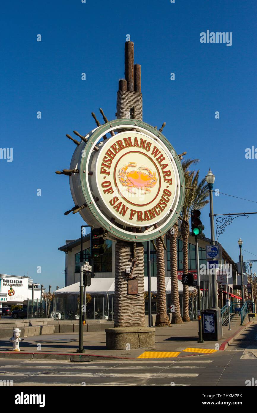 Fishermans Wharf San Francisco Stockfoto