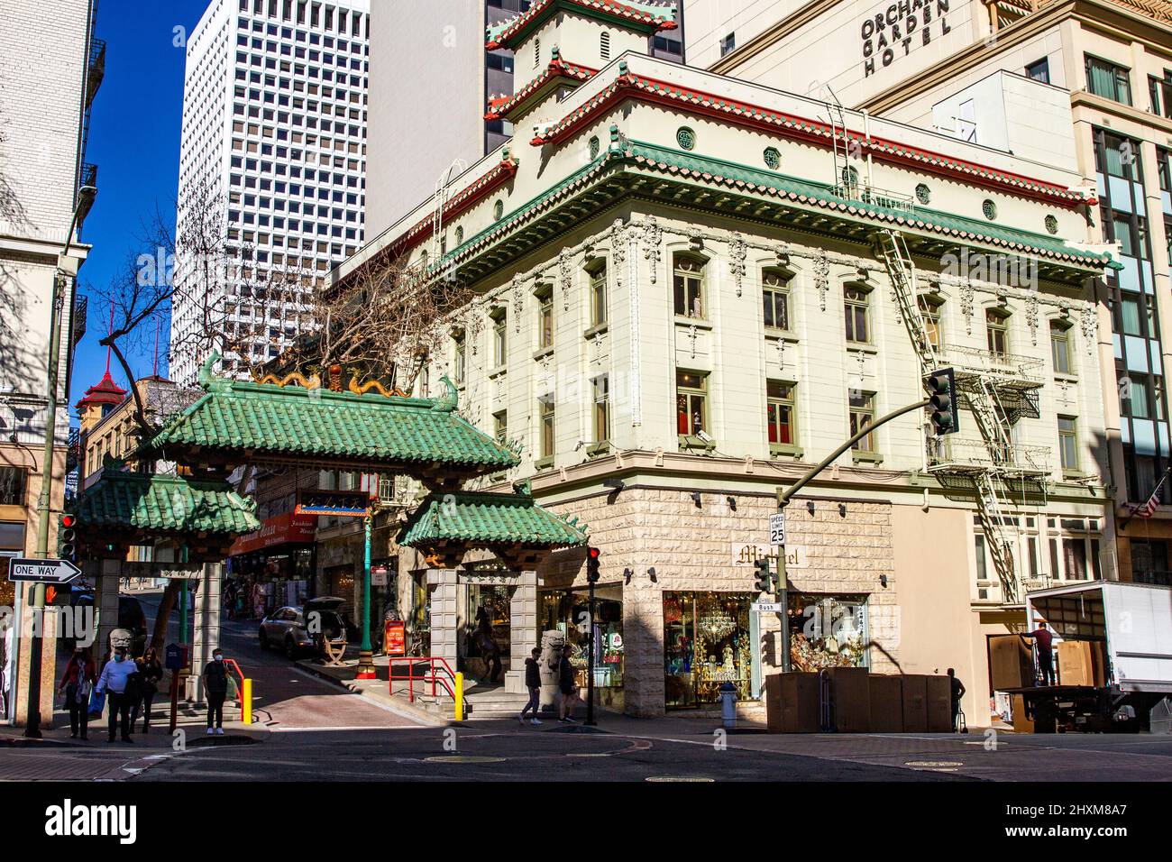 San Francisco Chinatown Stockfoto