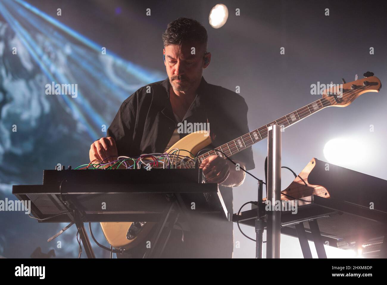 Madison, USA. 12. März 2022. Bonobo (Simon Green) am 12. März 2022 auf der Sylvee in Madison, Wisconsin (Foto: Daniel DeSlover/Sipa USA) Quelle: SIPA USA/Alamy Live News Stockfoto