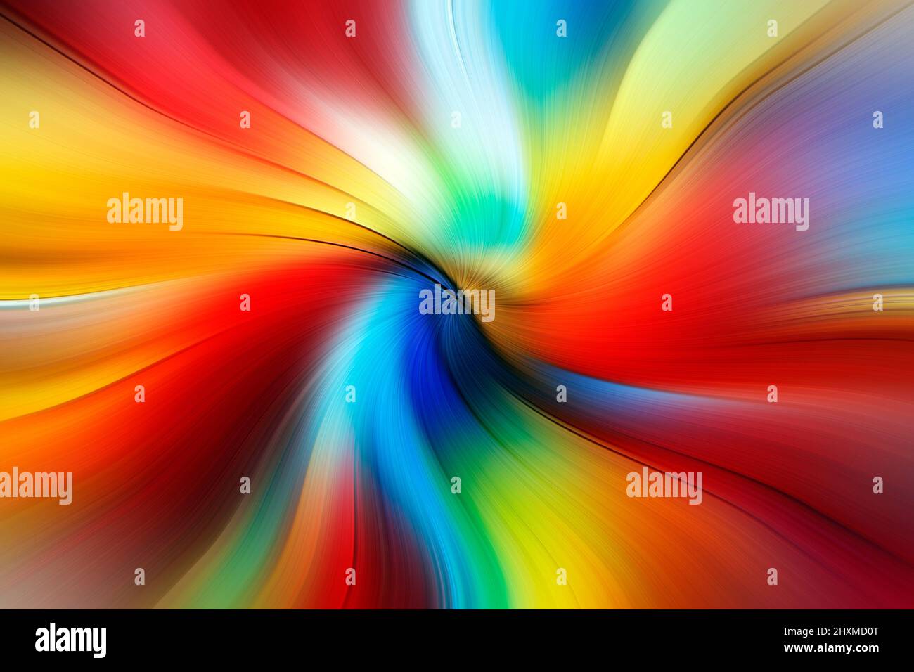 Abstrakte digitale Hintergrunddarstellung mit bunten Linien Stockfoto