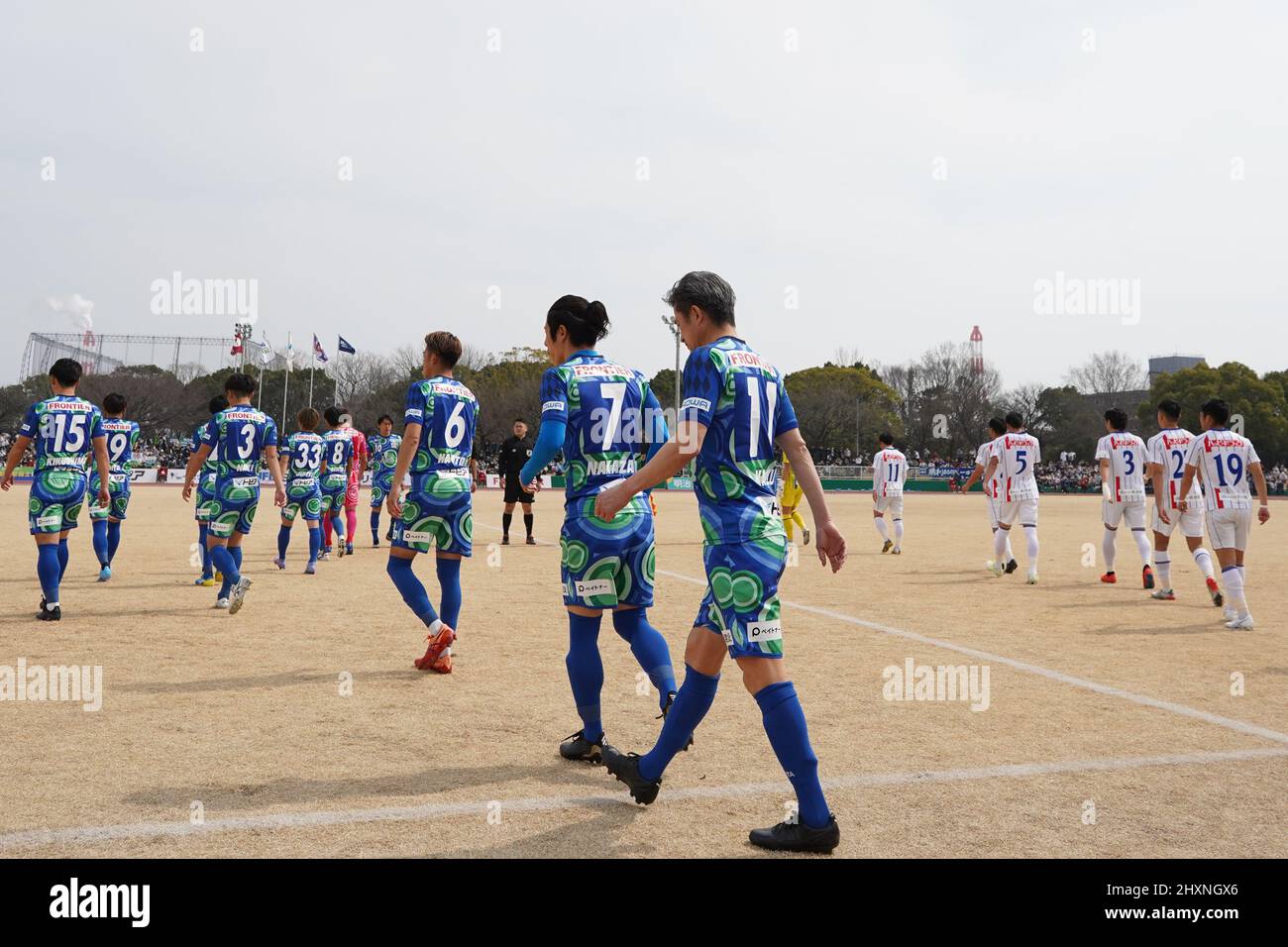 Kazuyoshi Miura (), 13. MÄRZ 2022 - Japan Football League 2022 Spiel zwischen Suzuka Point Getters 2-0 Reinmeer Aomori im Yokkaichi Central Ryokuchi Park, Mie, Japan. (Foto vonSportsPressJP/AFLO) Stockfoto
