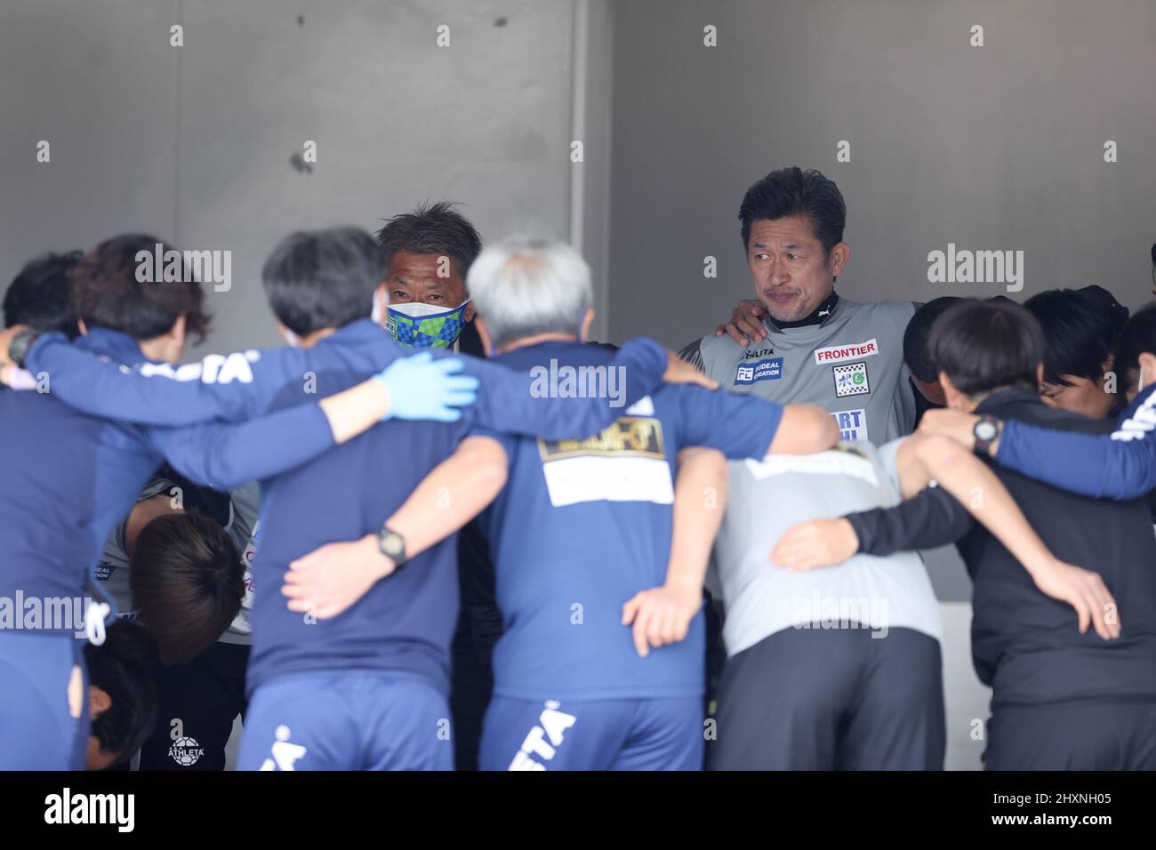 Kazuyoshi Miura (), 13. MÄRZ 2022 - Japan Football League 2022 Spiel zwischen Suzuka Point Getters 2-0 Reinmeer Aomori im Yokkaichi Central Ryokuchi Park, Mie, Japan. (Foto vonSportsPressJP/AFLO) Stockfoto