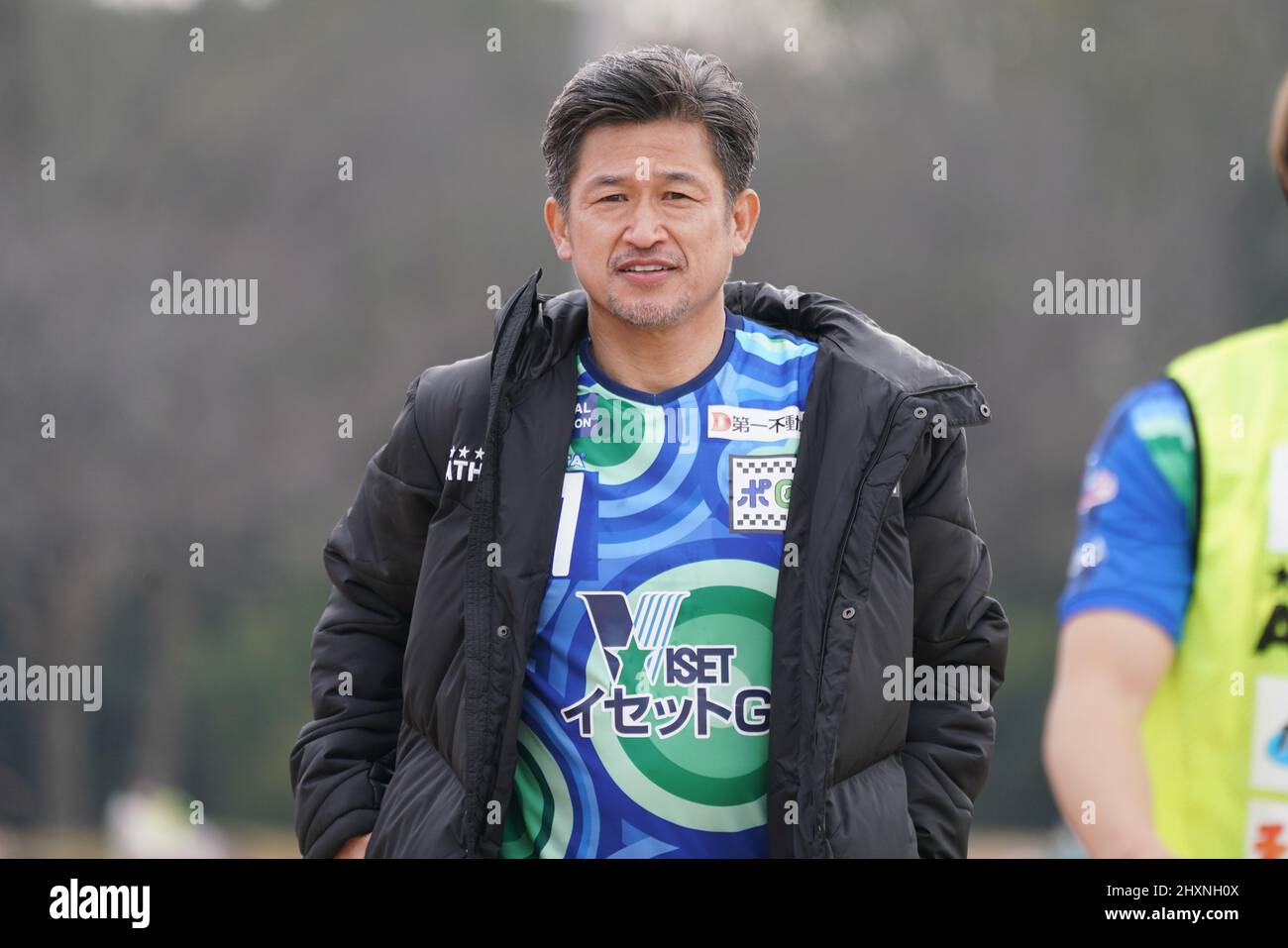 Kazuyoshi Miura (), 13. MÄRZ 2022 - Japan Football League 2022 Spiel zwischen Suzuka Point Getters 2-0 Reinmeer Aomori im Yokkaichi Central Ryokuchi Park, Mie, Japan. (Foto vonSportsPressJP/AFLO) Stockfoto