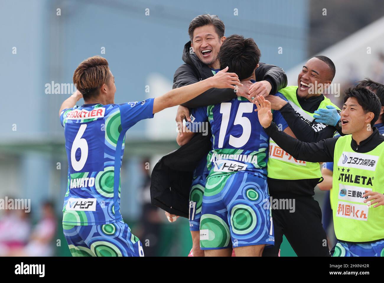 Kazuyoshi Miura (), 13. MÄRZ 2022 - Japan Football League 2022 Spiel zwischen Suzuka Point Getters 2-0 Reinmeer Aomori im Yokkaichi Central Ryokuchi Park, Mie, Japan. (Foto vonSportsPressJP/AFLO) Stockfoto
