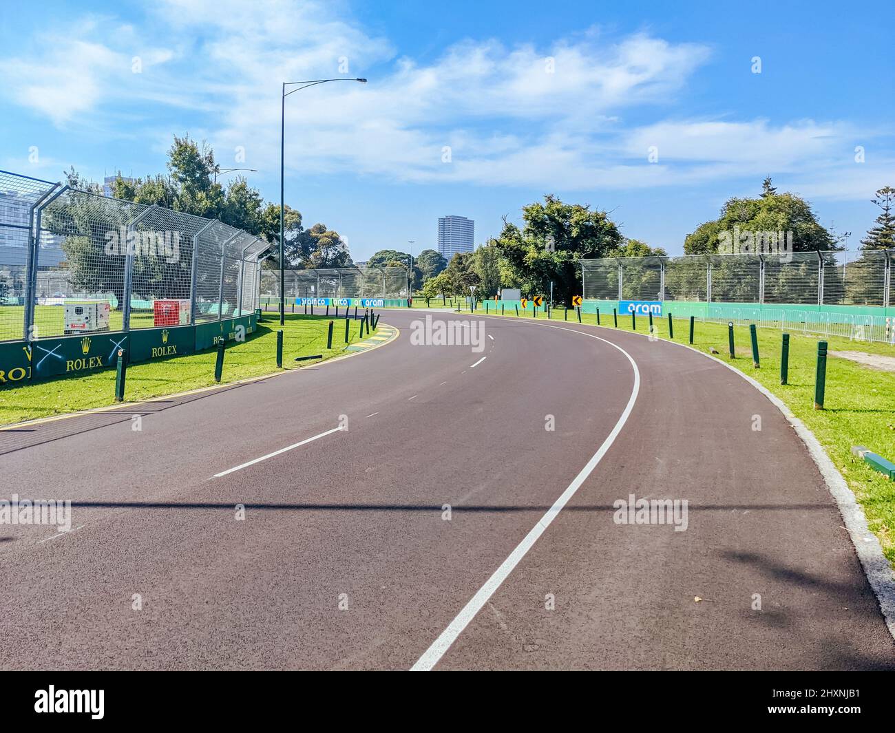 F1 2022: Großer Preis von Australien: Vorbereitungen Stockfoto