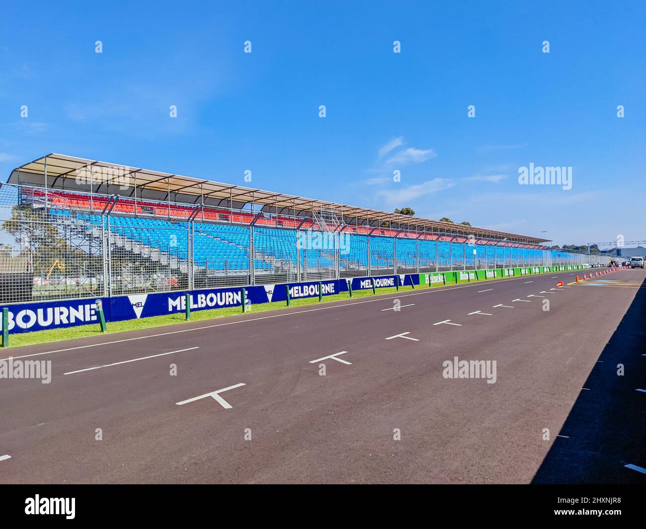 F1 2022: Großer Preis von Australien: Vorbereitungen Stockfoto