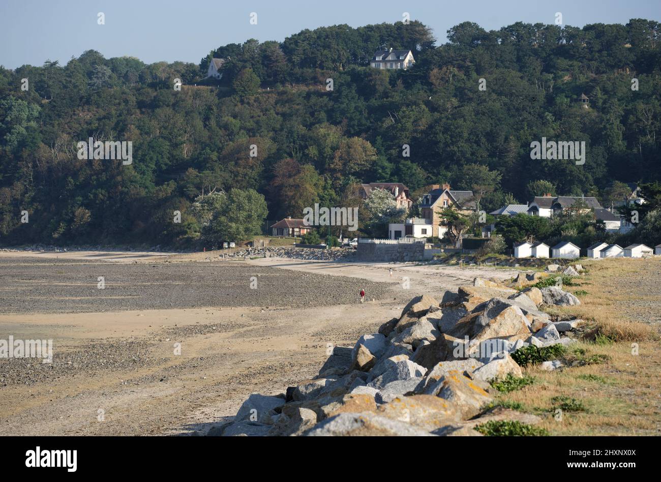 Saint-Jean-le-Thomas (Mont-Saint-Michel Bay, Manche, Normandie, Frankreich) Stockfoto