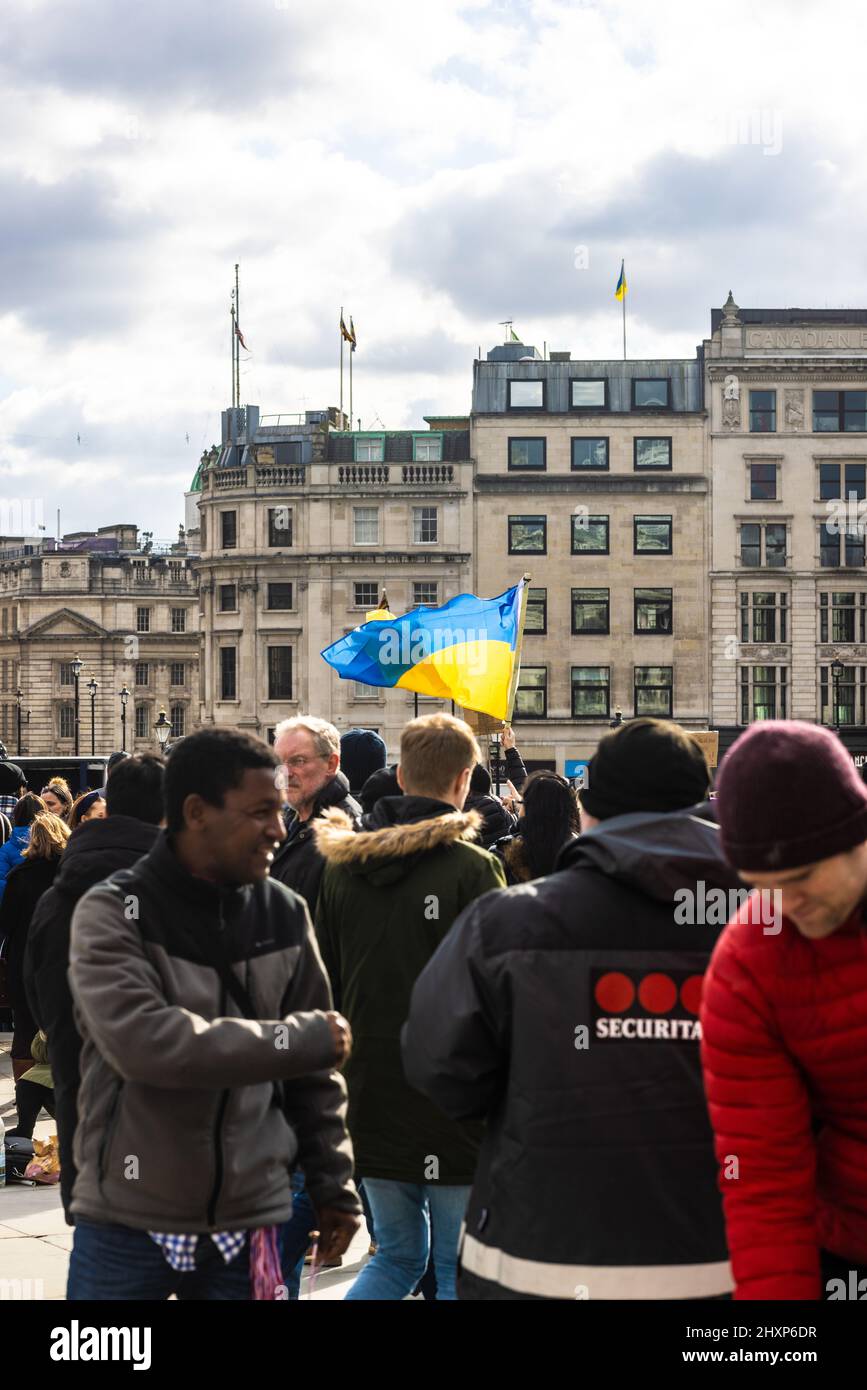 London rund um den Trafalgar Square und Horse Guards Stockfoto