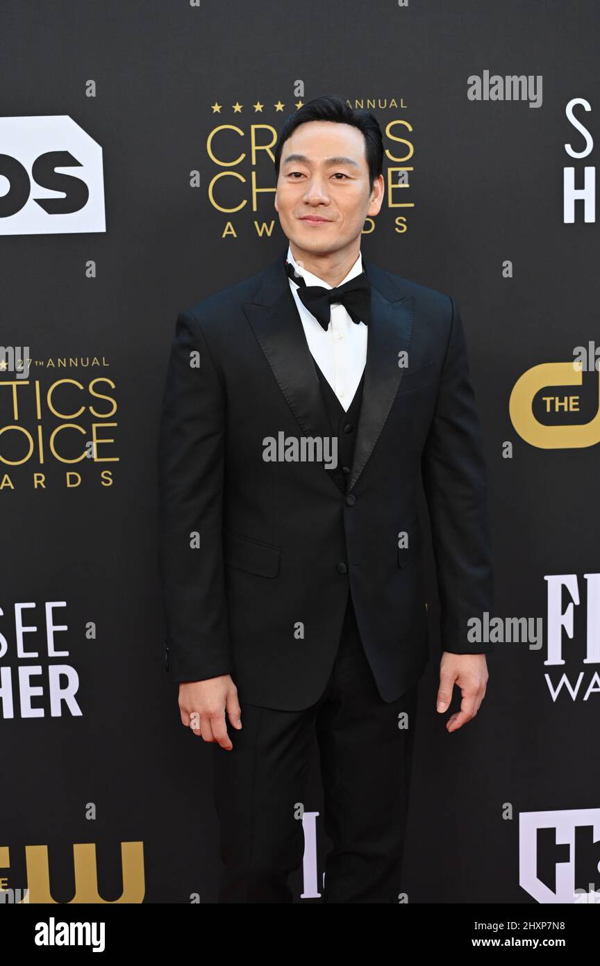 Los Angeles, USA. 13. März 2022. LOS ANGELES, USA. 13. März 2022: Park Hae-soo bei den Annual Critics' Choice Awards 27. im Fairmont Century Plaza Hotel. Bildquelle: Paul Smith/Alamy Live News Stockfoto