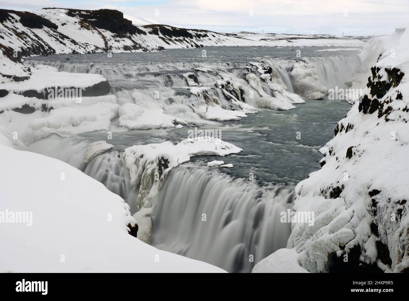 Gullfoss, Island Stockfoto