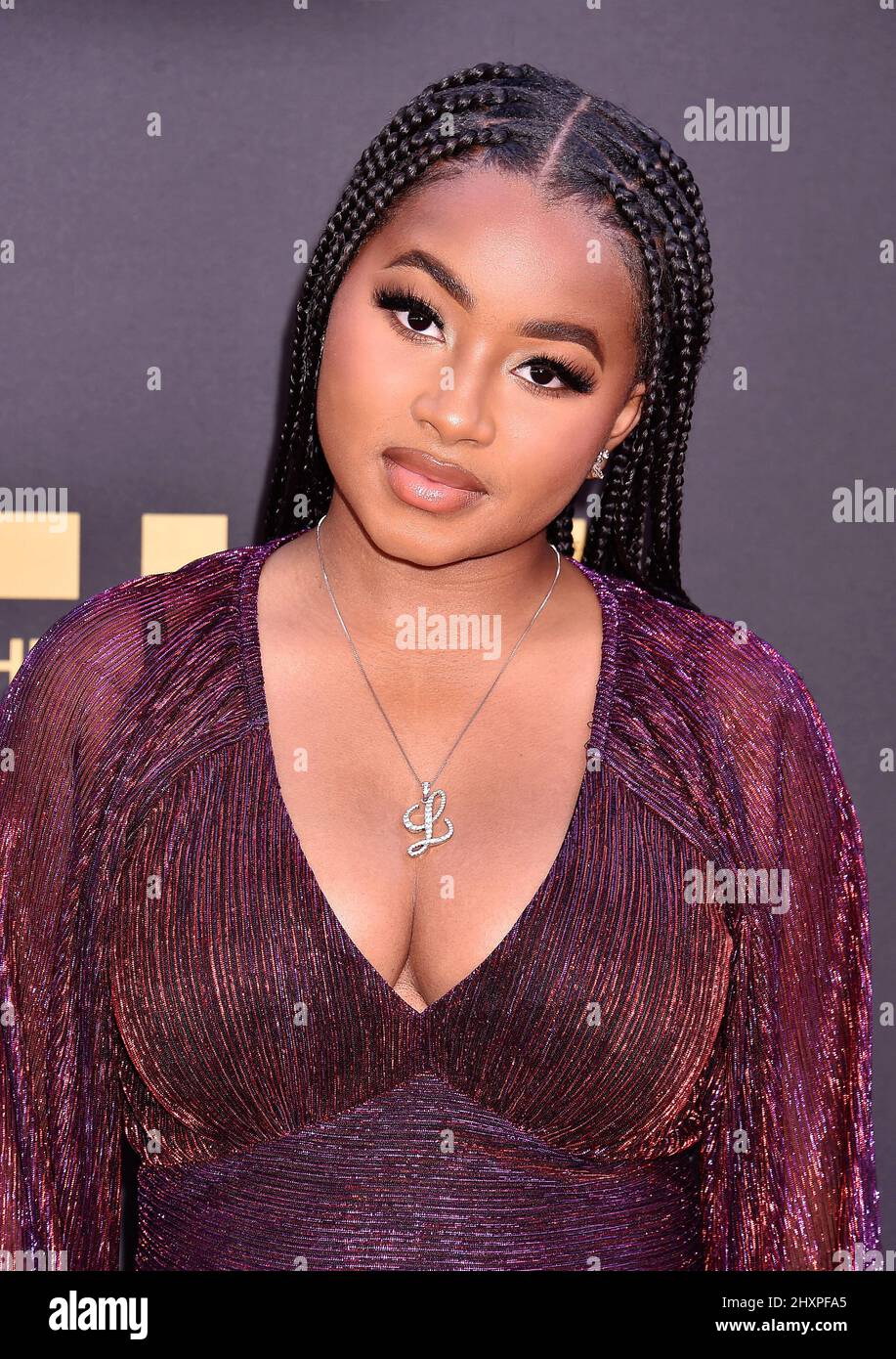 LOS ANGELES, CA - MÄRZ 13 2022: Layla Crawford nimmt am 13. März 27. an den Annual Critics Choice Awards im Fairmont Century Plaza in Los Angeles, ca. Stockfoto