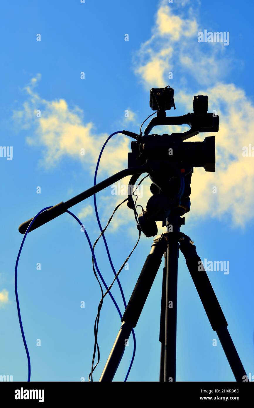 Direkte Digitalkamera - live Stockfoto