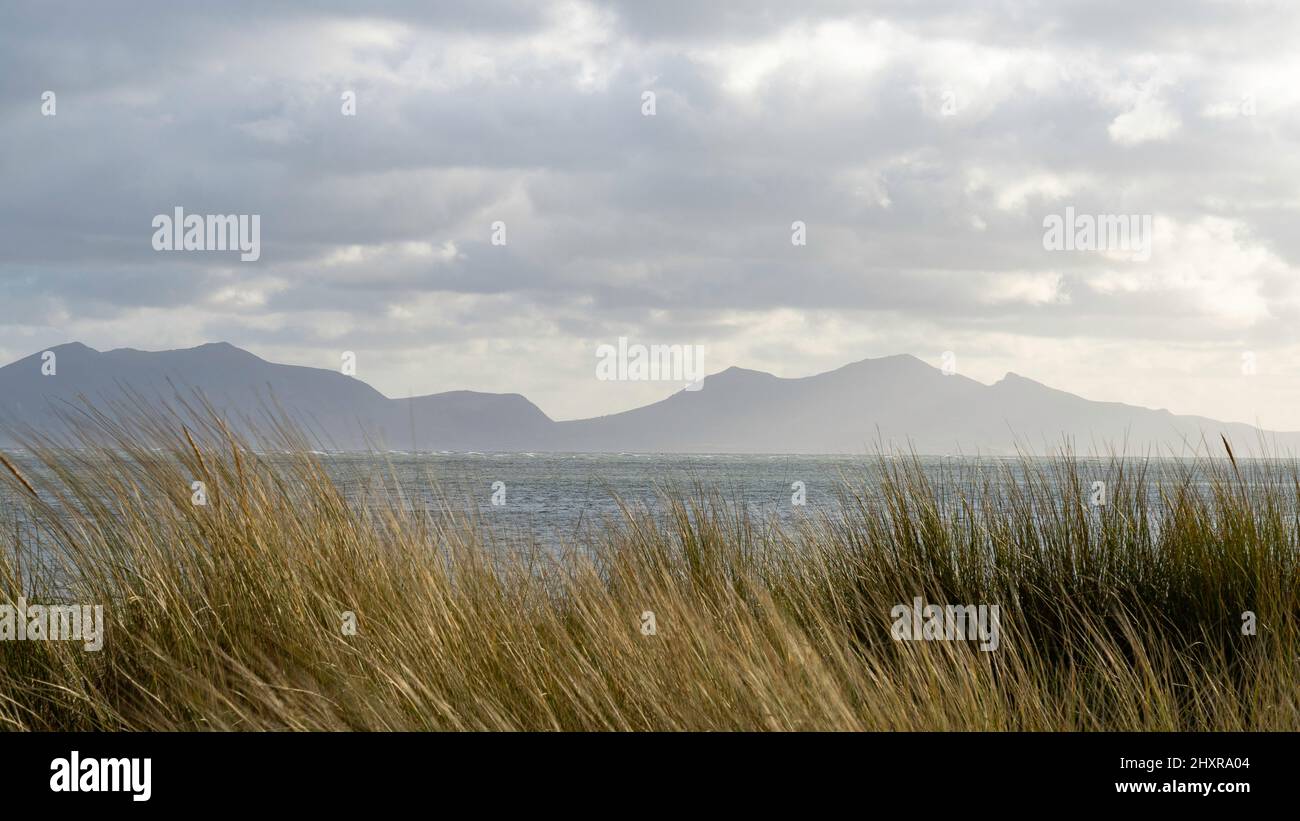 Newborough Beach, Wales Stockfoto