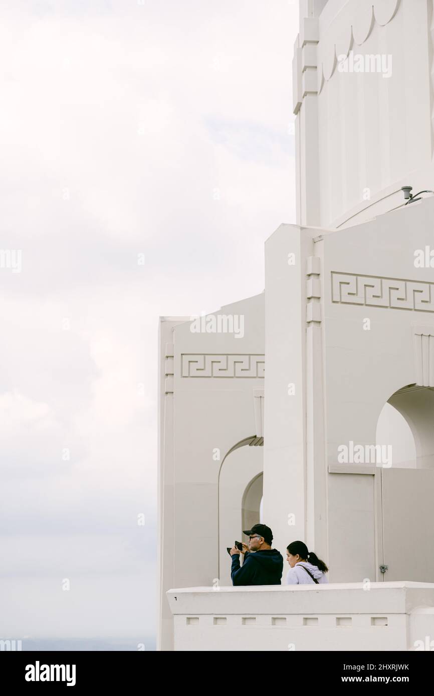 Erkunden Sie die Stadt Los Angeles Stockfoto