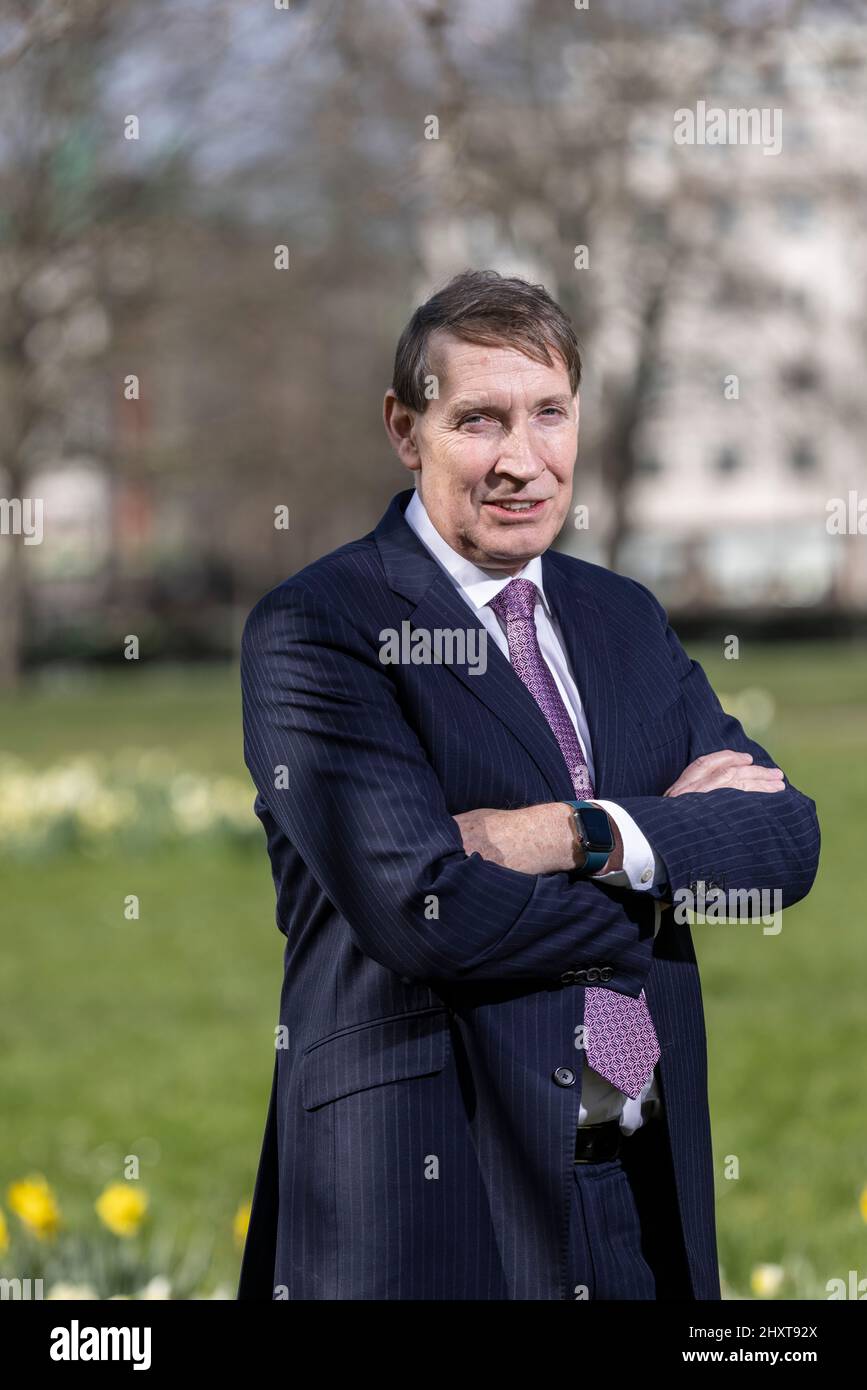 Andy Croft CEO von St James's Place, England, Großbritannien Stockfoto