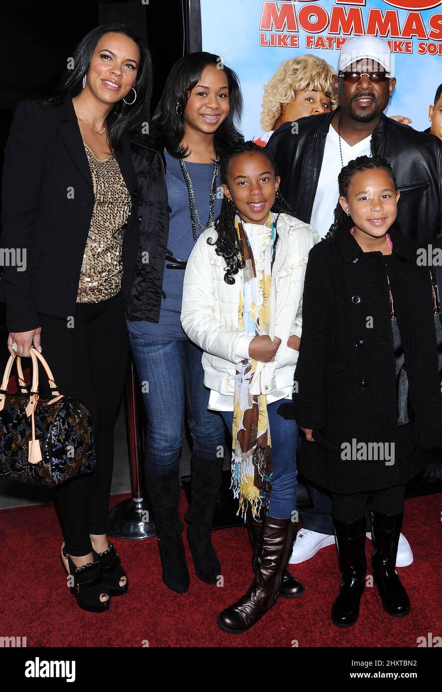 Martin Lawrence, Shamicka Gibbs während der Vorführung „Big Mommas: Like Father, Like Son“ in Los Angeles im Cinerama Dome, Los Angeles Stockfoto