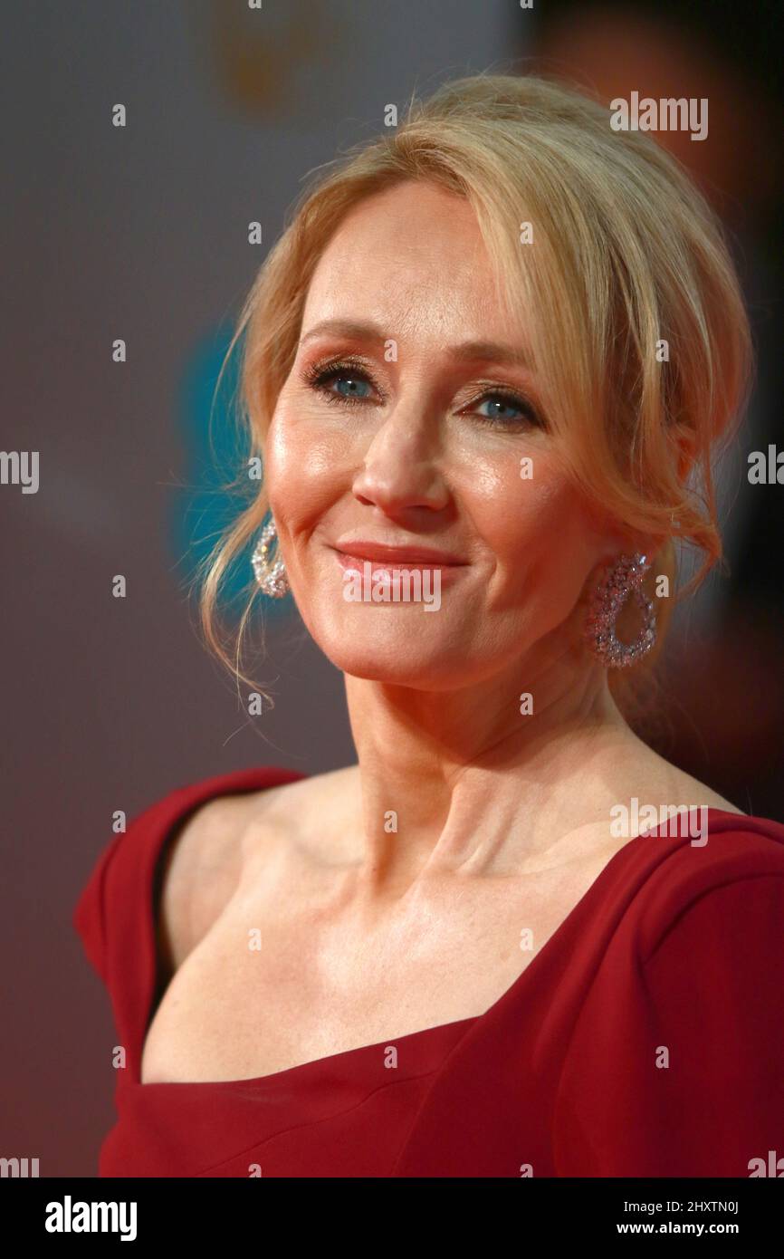 JK Rowling, Autor der Harry Potter-Bücher, kommt bei den British Academy Film Awards 70. an. Die EE BAFTA 2017 fand in der Royal Albert Hall in London statt. Stockfoto