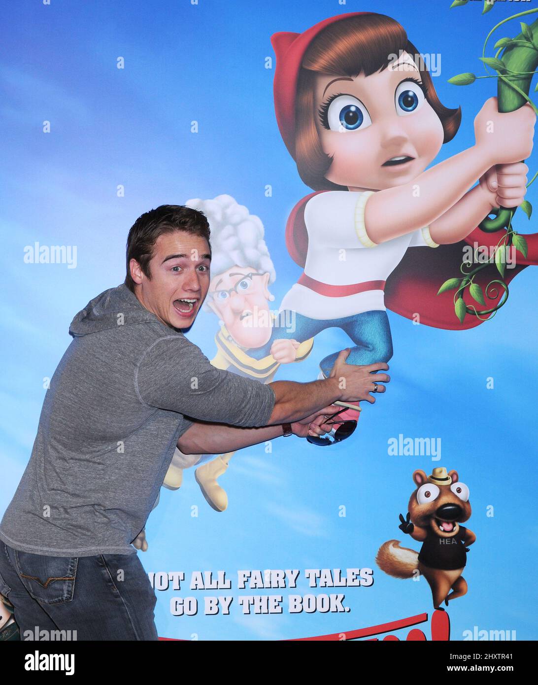 Brando Eaton bei der Weltpremierministerin von „Hoodwinked Too! Hood vs. Evil', veranstaltet am 16. April 2011 in den Pacific Theatres in den Groves in Los Angeles, Kalifornien. Stockfoto