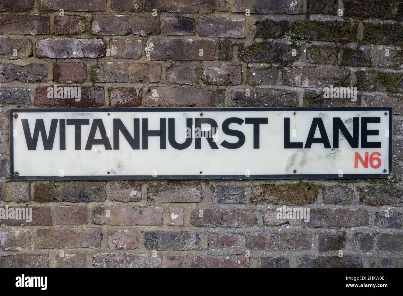 Witanhurst, die Heimat des sanktionierten russischen Oligarchen Andrey Guryev, in Highgate Hill, Nord-London, England, VEREINIGTES KÖNIGREICH Stockfoto