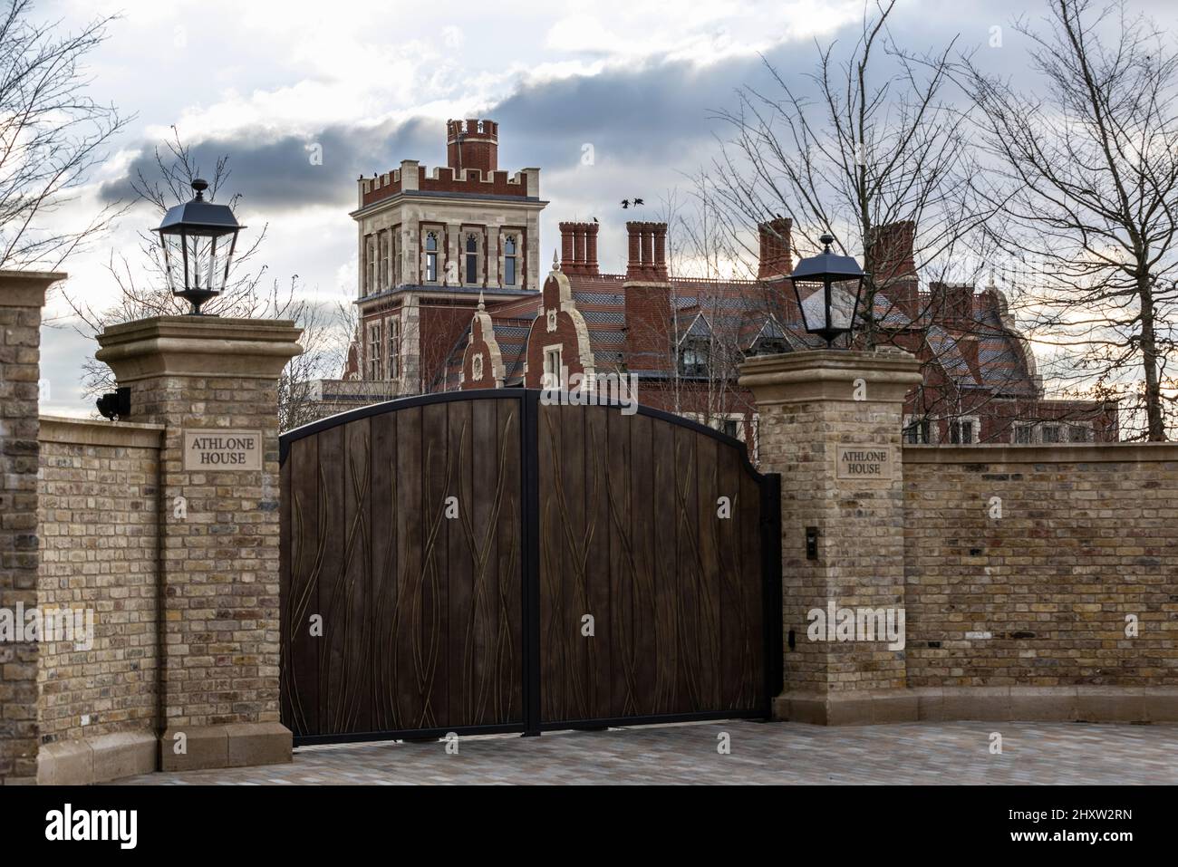 Heimat des russischen Oligarchen Michail Fridman, „Athlone House“ in Highgate, North London, England, Großbritannien Stockfoto