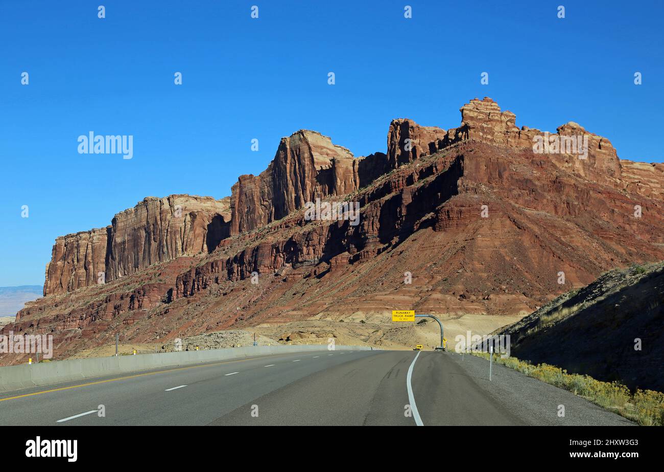 The Black Dragon - Spotted Wolf Canyon, Utah Stockfoto