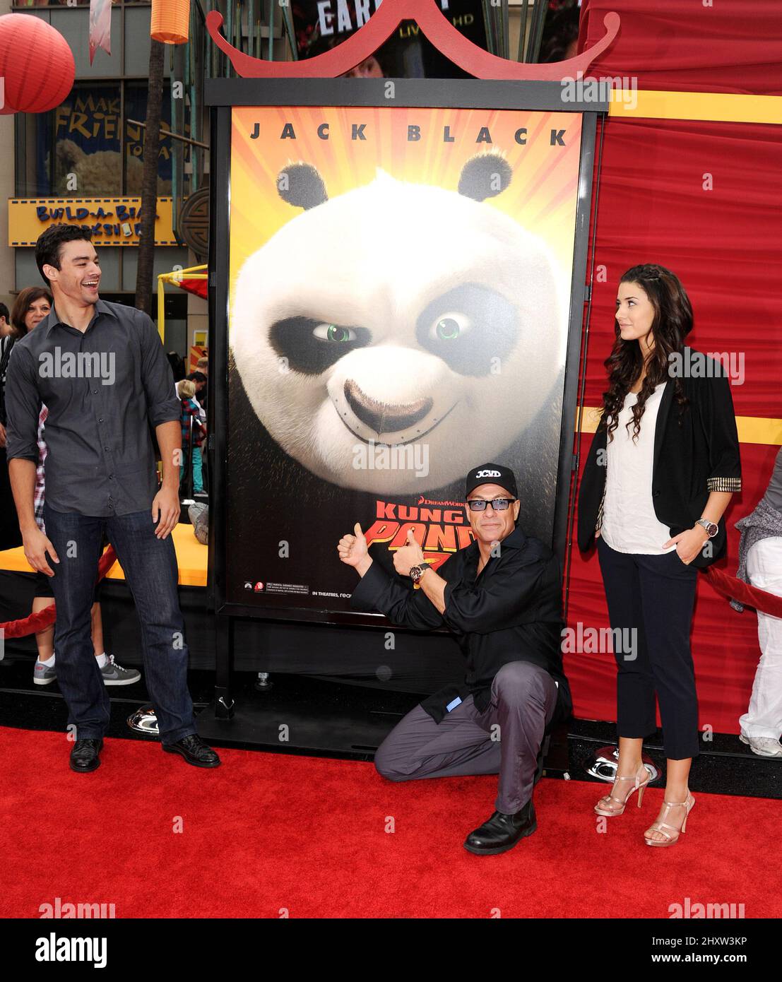 Jean-Claude Van Damme bei der Premiere von „Kung Fu Panda 2“ im Grauman's Chinese Theatre in Los Angeles. Stockfoto