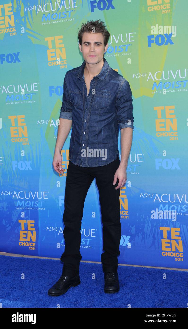 Paul Wesley während der Teen Choice Awards 2011 im Gibson Amphitheatre, Kalifornien Stockfoto