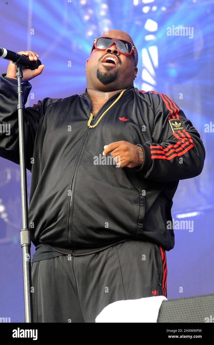 CEE Lo Green tritt beim zehnten jährlichen Austin City Limits Music Festival auf, das im Zilker Park in Austin, Texas, stattfindet. Stockfoto