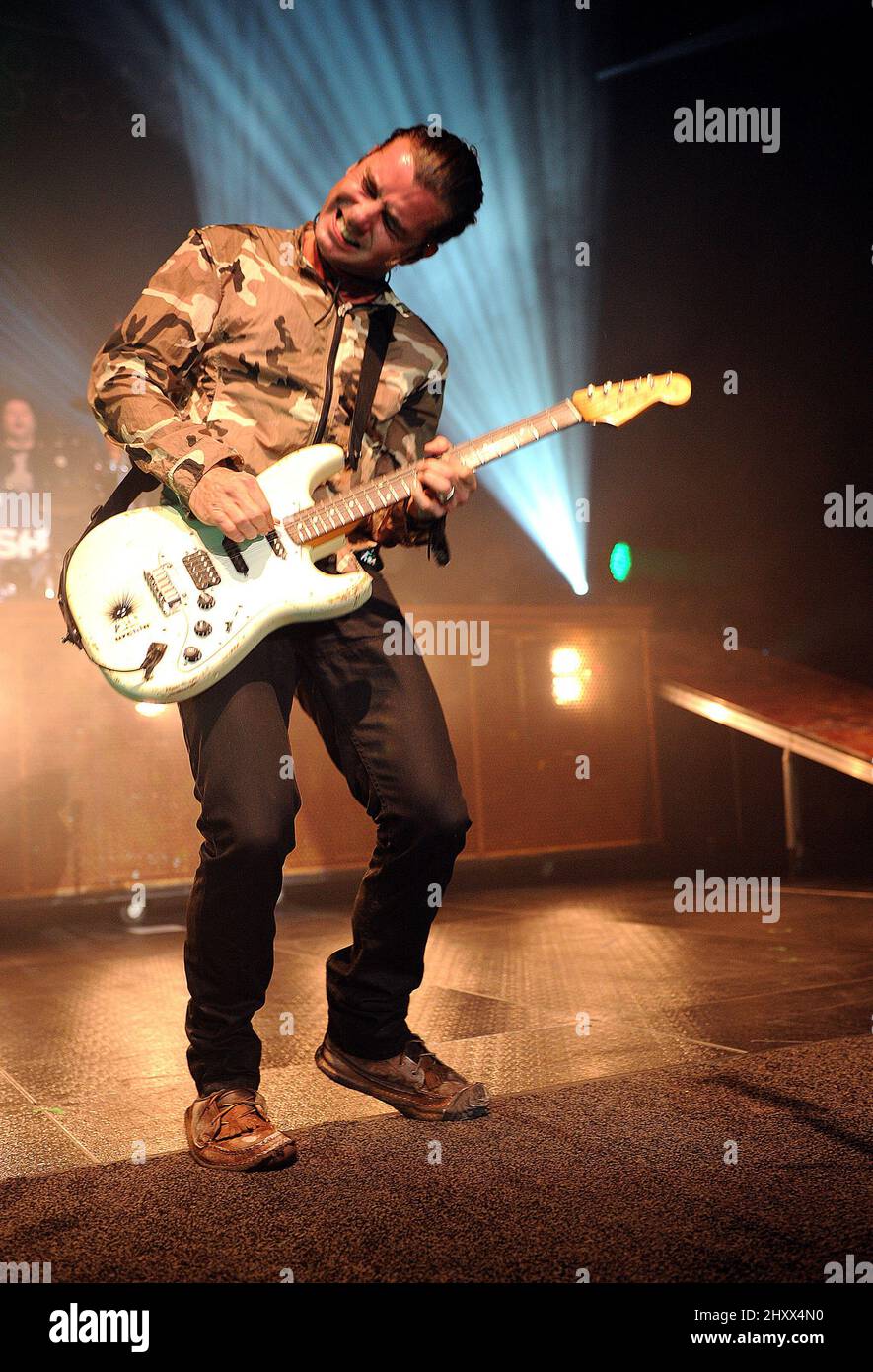 Gavin Rossdale von Bush tritt während des Winter Meltdown 96X im Ted Constant Center auf dem Campus der Old Dominion University in Norfolk, VA. Stockfoto