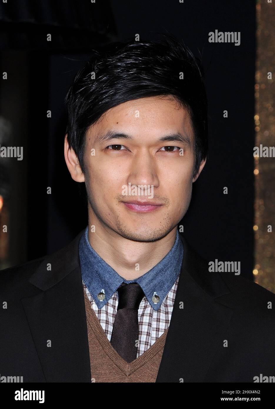 Harry Shum Jr. während der Los Angeles-Premiere von „New Years Eve“ in Kalifornien Stockfoto