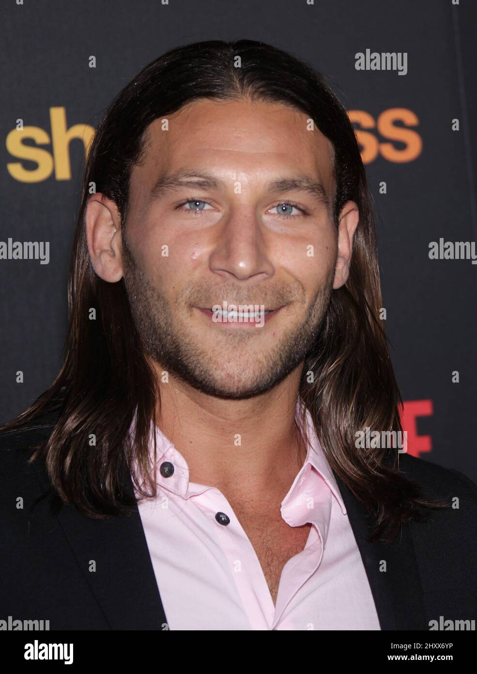 Zach McGowan während des Empfangs der „Shameless“ Saison 2 im Haus Los Angeles Stockfoto