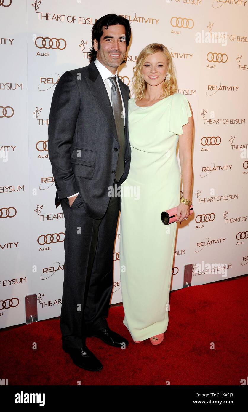 Amy Smart bei der Art of Elysium Heaven Gala 2012 in der Los Angeles Union Station Stockfoto