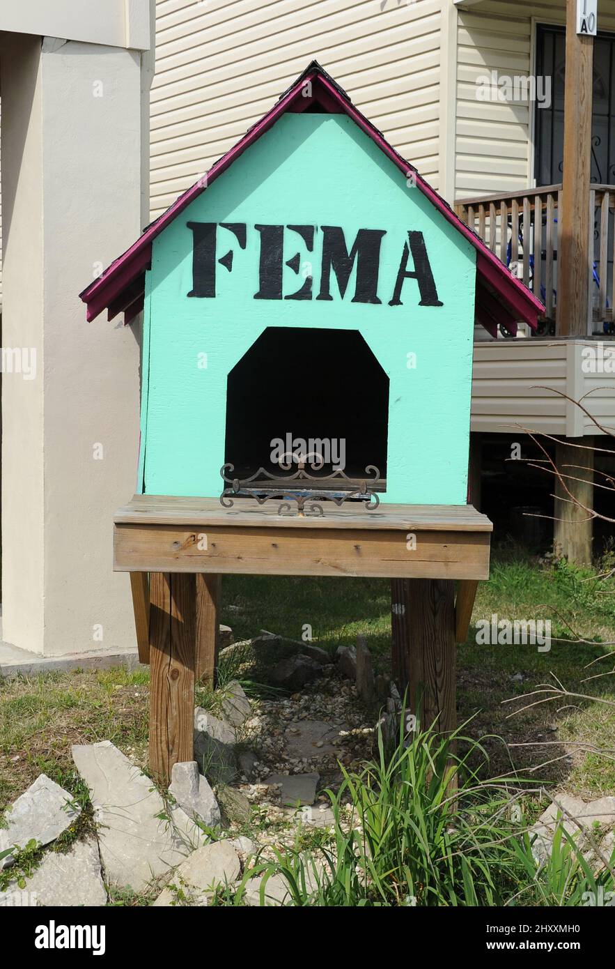FEMA Dog House Stockfoto