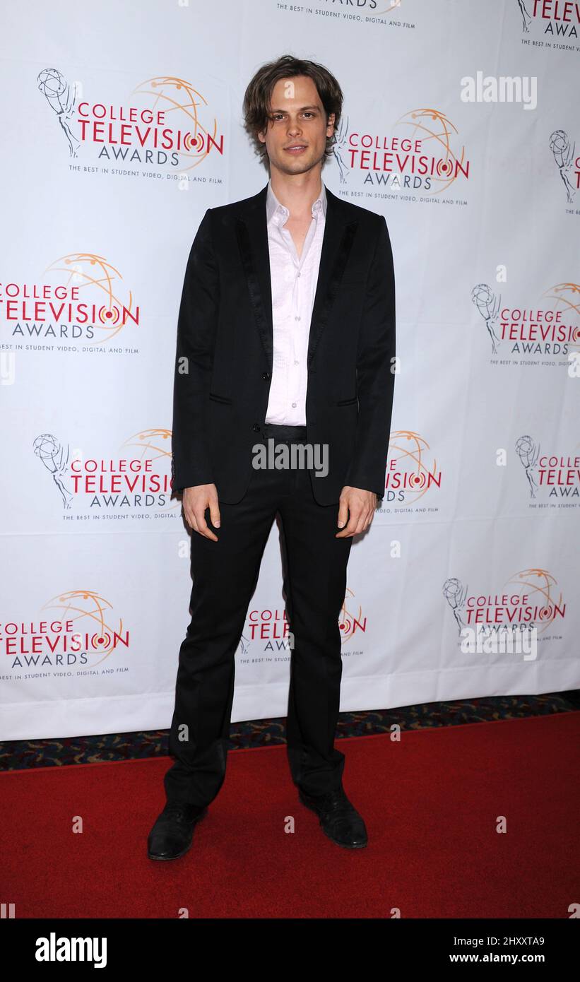 Matthew Gray Gubler bei den Annual College Television Awards 33. im Renaissance Hollywood Hotel in Hollywood, Kalifornien Stockfoto