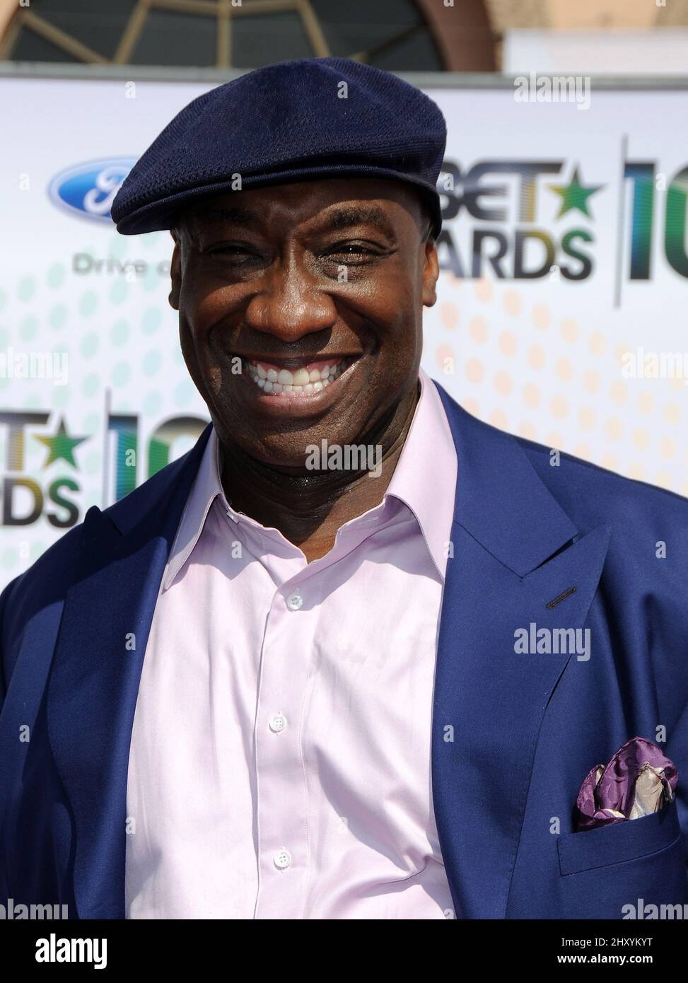 Michael Clarke Duncan nimmt an den BET Awards 2010 im Shrine Auditorium Teil. Stockfoto