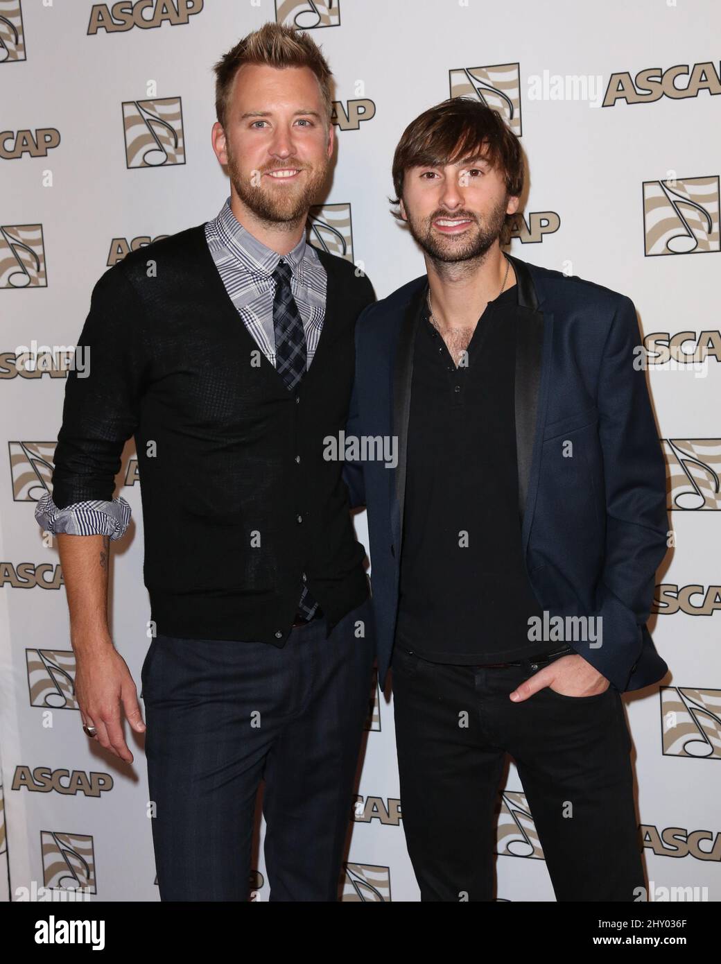 Charles Kelley, Dave Haywood, Lady Antebellum bei der Ankunft bei den jährlichen ASCAP Country Music Awards 50. in Nashville, Tennessee. Stockfoto