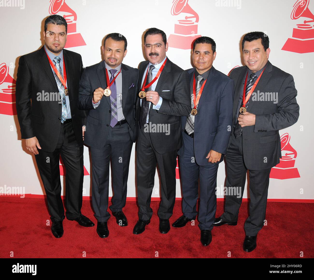 Los Tucanes nimmt an der Latin Recording Academy Person of the Year Tribute to Caetano Veloso 2012 in der MGM Grand Garden Arena in Las Vegas, USA, Teil. Stockfoto