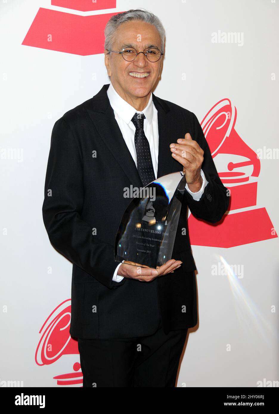 Caetano Veloso nimmt an der Latin Recording Academy Person of the Year Tribute to Caetano Veloso 2012 in der MGM Grand Garden Arena in Las Vegas, USA, Teil. Stockfoto