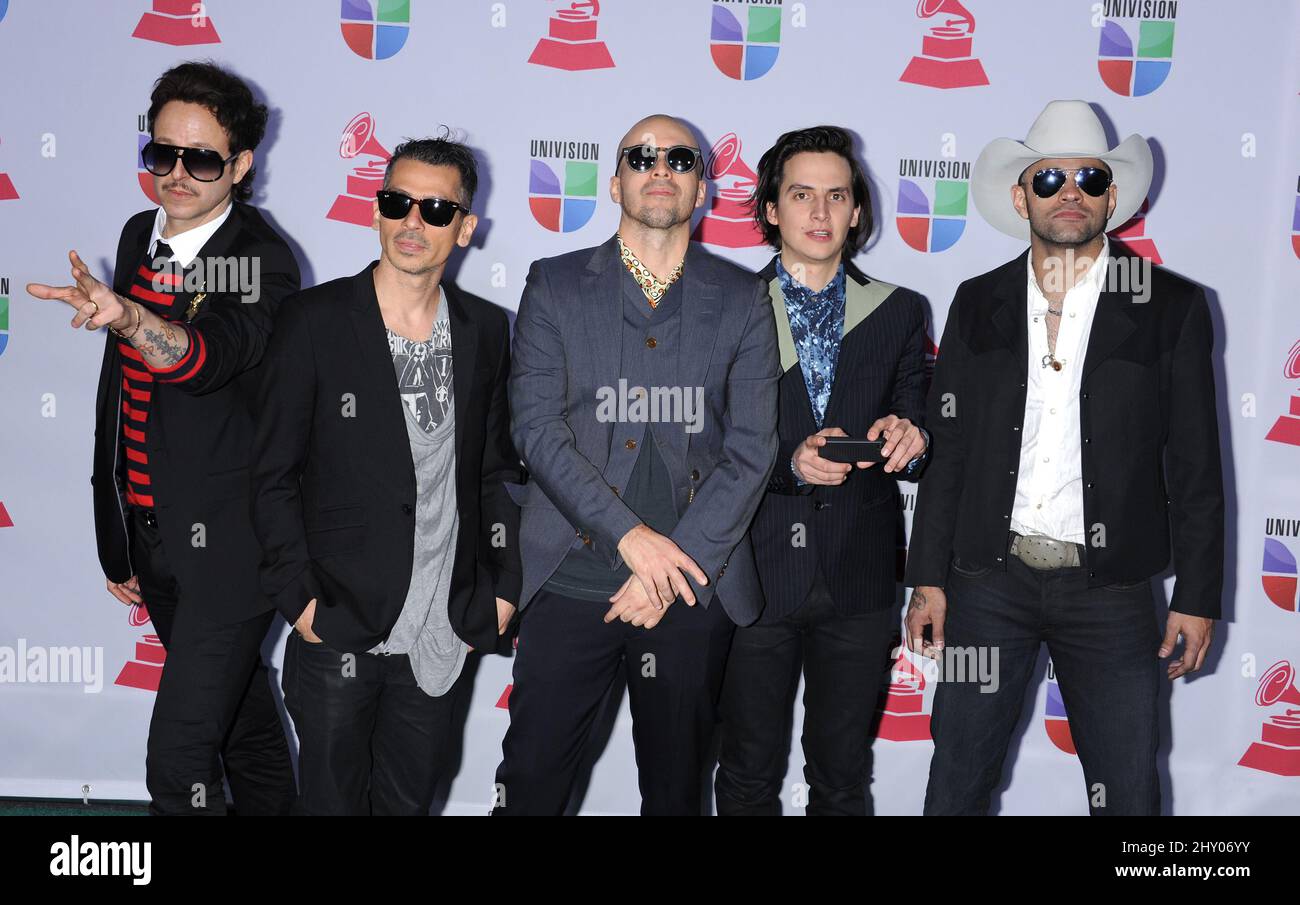 Kinky nimmt an den jährlichen Latin Grammy Awards 13. Teil, die am 15. November 2012 im Mandalay Bay Events Center, Las Vegas, Nevada, verliehen werden. Stockfoto