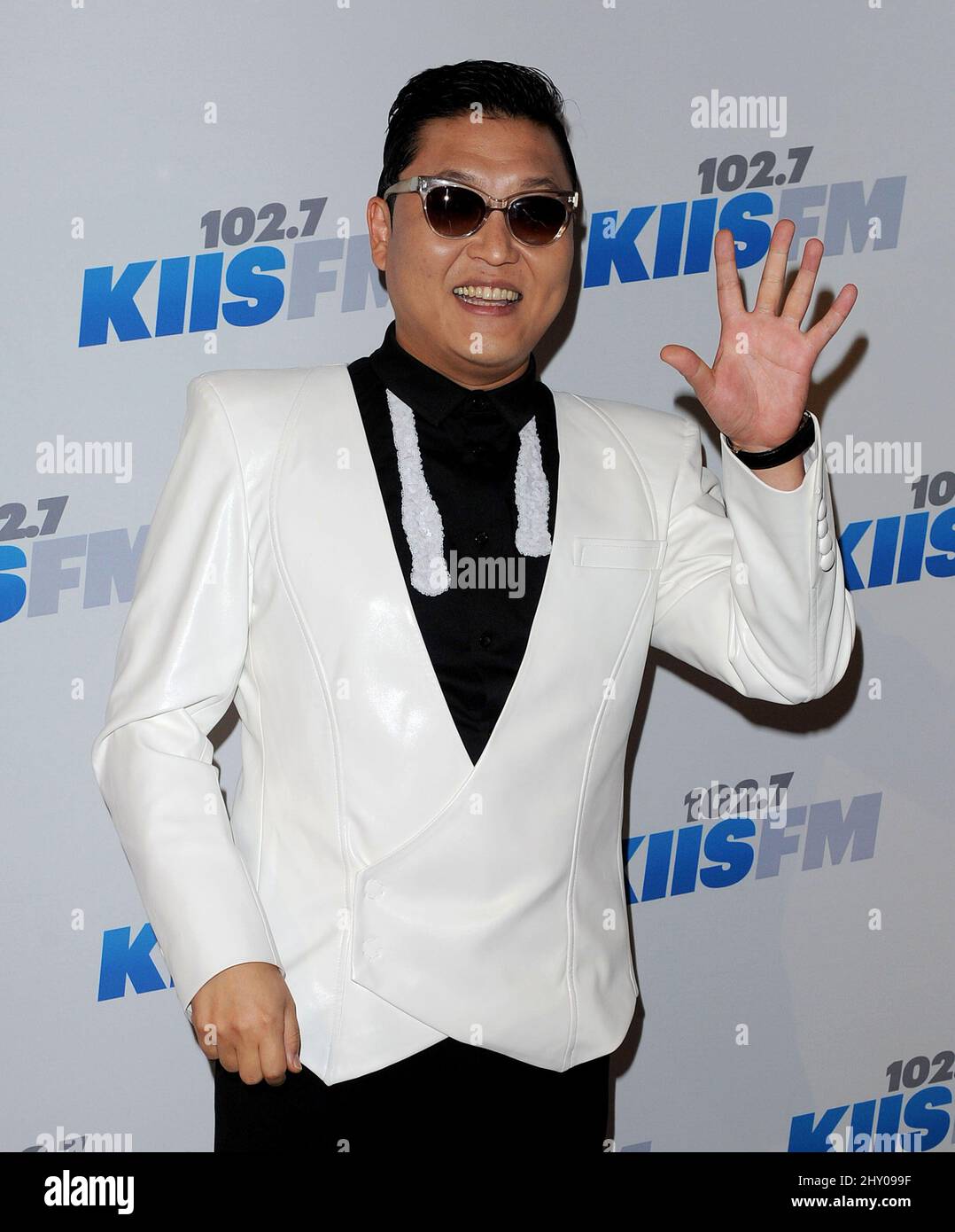 PSY nimmt an der 2012 KIIS FM 'Jingle Ball' Night 2 im Nokia Theater in Los Angeles, USA, Teil. Stockfoto