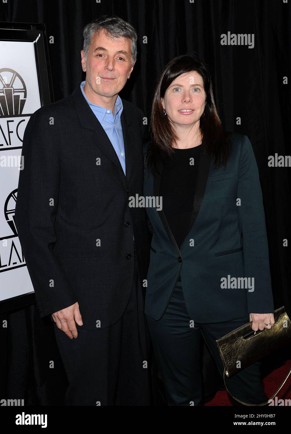 Joanne Sellar und Daniel Lupi nehmen an den Los Angeles Film Critics Association Awards 2013 in Los Angeles, Kalifornien, Teil. Stockfoto