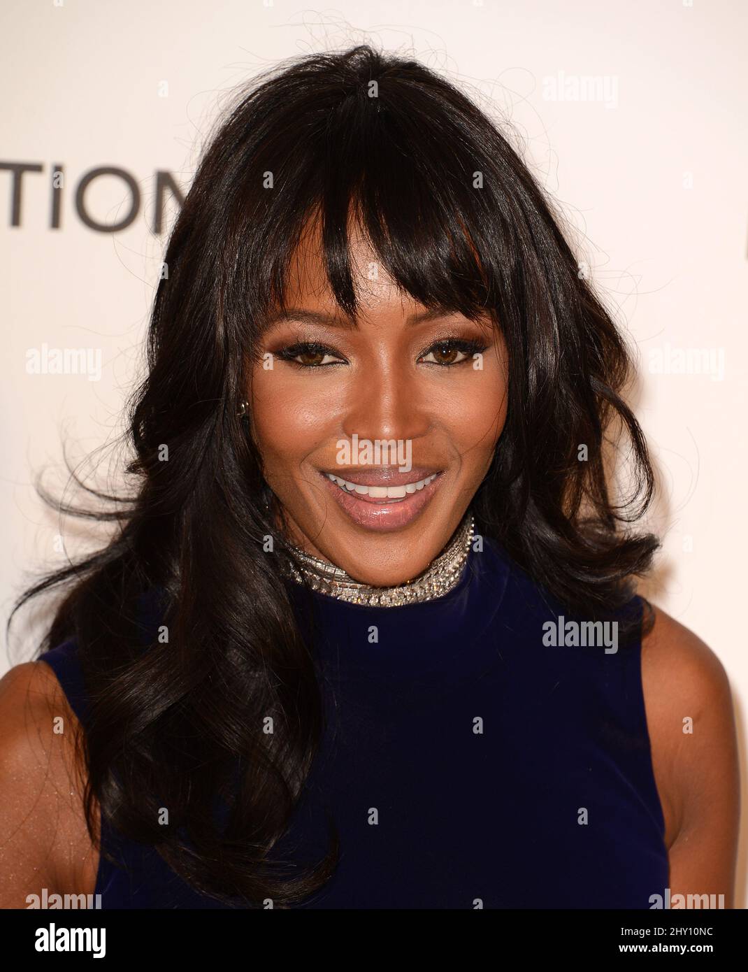 Naomi Campbell nimmt an der jährlichen Sir Elton John Oscar Party 21. in Los Angeles, Kalifornien, Teil. Stockfoto