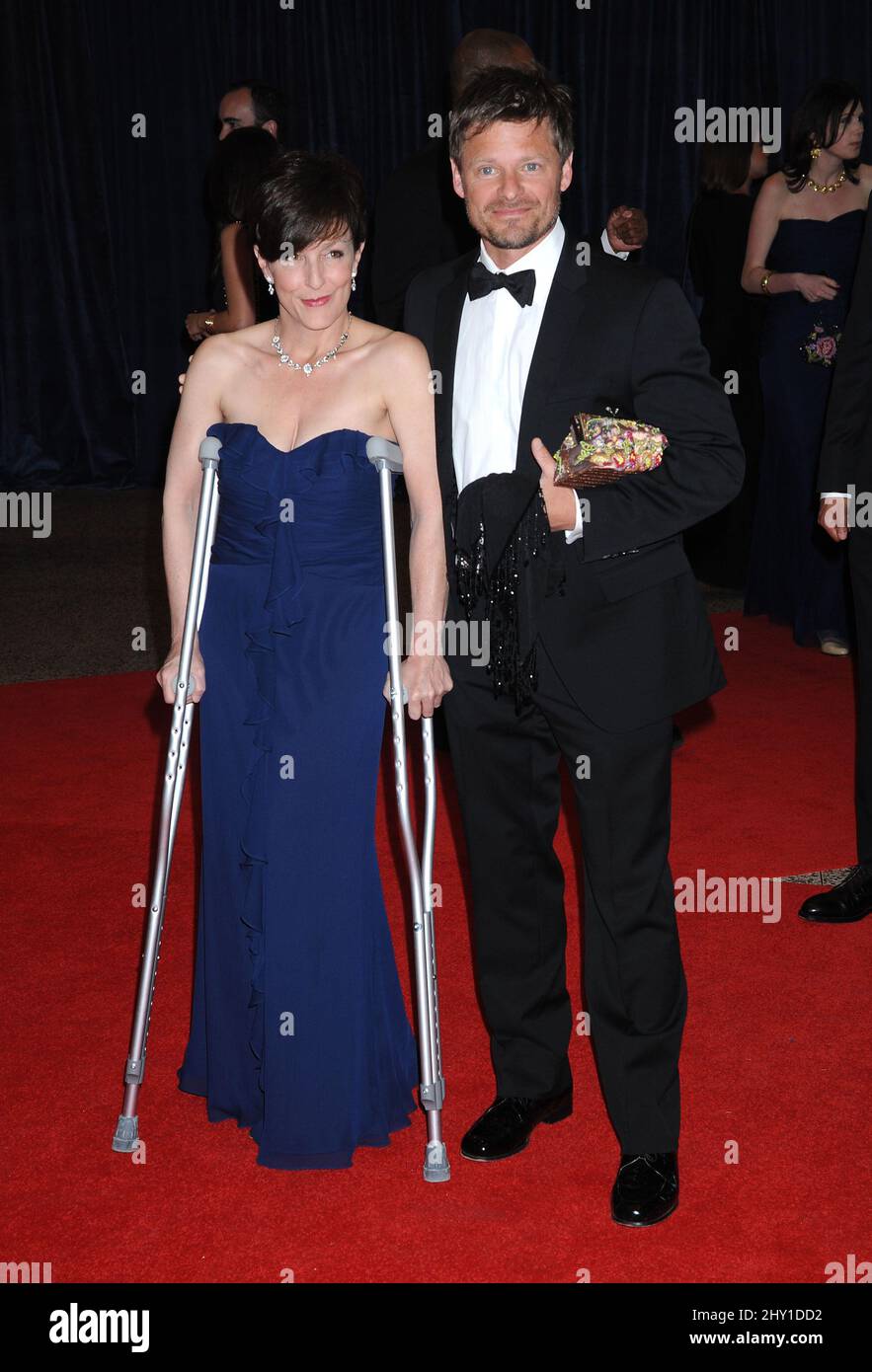 Steve Zahn und Robyn Peterman nahmen am Dinner der Korrespondenten-Vereinigung des Weißen Hauses in Washington DC Teil. Stockfoto