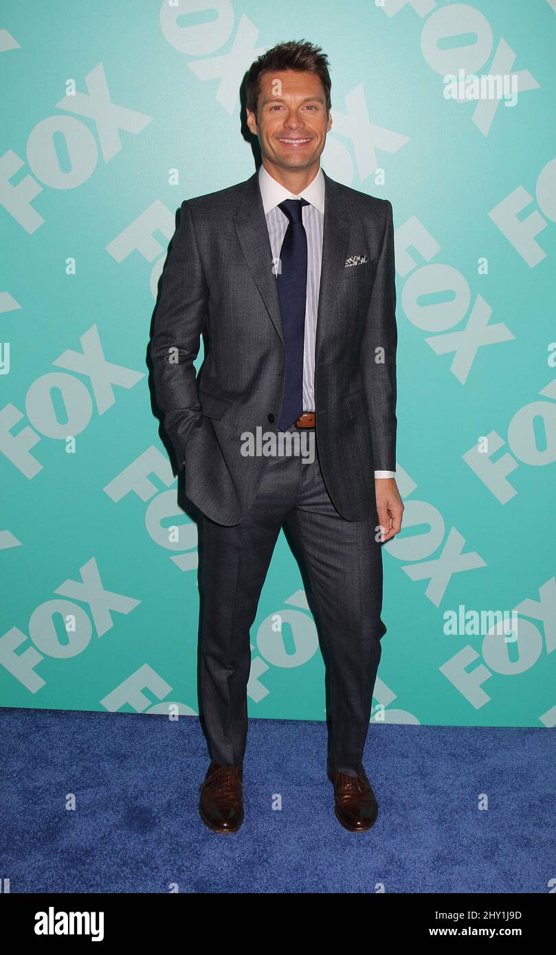 Ryan Seacrest nimmt an der Fox Upfront Presentation 2013 in New York Teil. Stockfoto