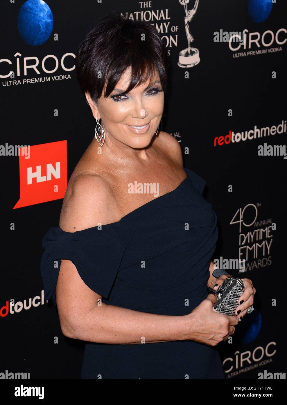 Kris Jenner nimmt an den Annual Daytime Emmy Awards 40. in Beverly Hills, Kalifornien, Teil. Stockfoto