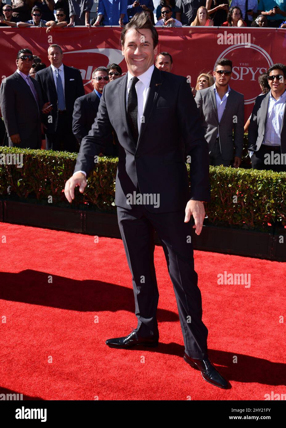 Jon Hamm nimmt an den ESPY Awards 2013 im Nokia Theater L.A. Teil Live Stockfoto