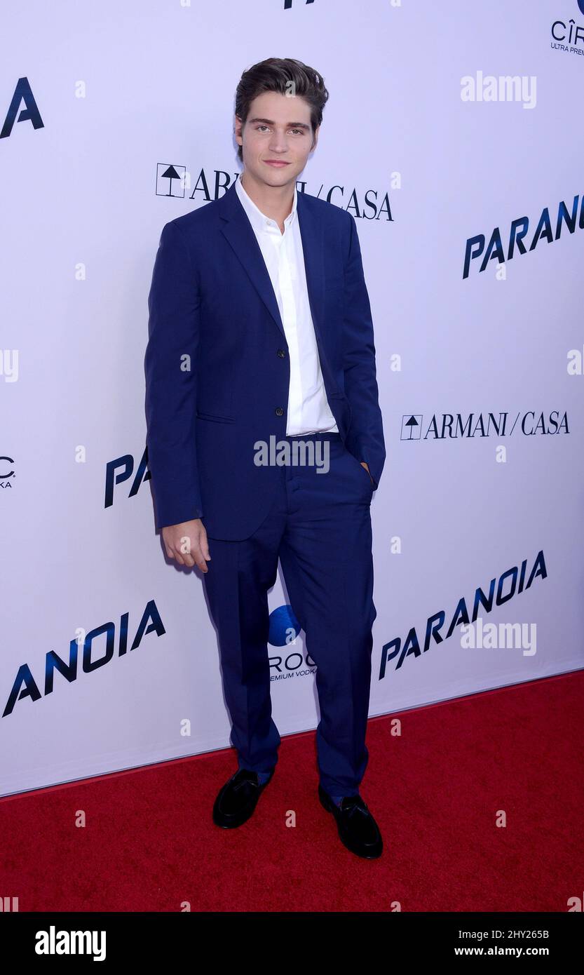 Will Pelt nimmt an der US-Premiere „Paranoia“ in der Directors Guild of America, Los Angeles, Teil. Stockfoto