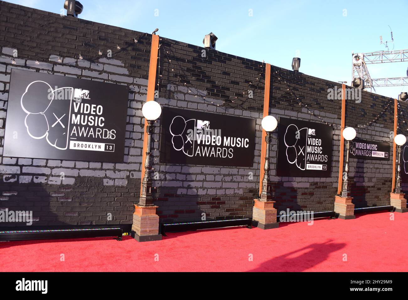 Atmosphäre bei den MTV Video Music Awards 2013 im Barclay Center, Brooklyn, New York. Stockfoto