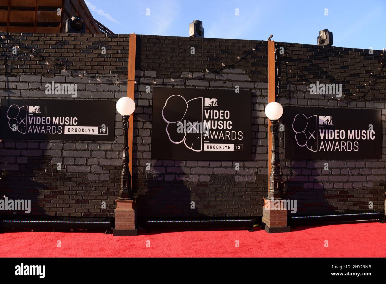 Atmosphäre bei den MTV Video Music Awards 2013 im Barclay Center, Brooklyn, New York. Stockfoto
